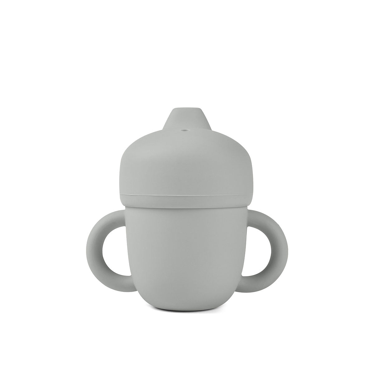 Biomom Double-Handled Acorn Silicone Sippy Cup, 180ml (2 Colors)