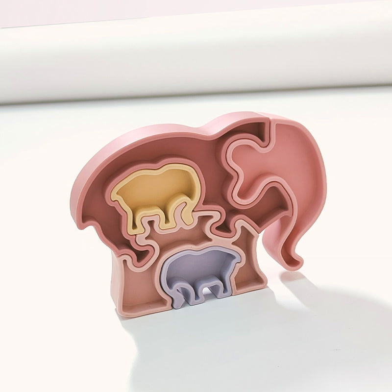 Biomom Ellie Stacker Nested Silicone Puzzle Toy