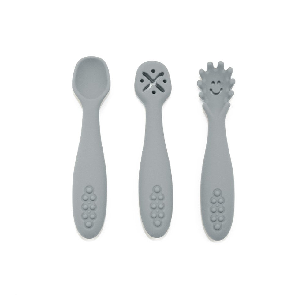 Biomom Self-Feeding Pre-Spoons, 3pk (5 Colours) - Pupsik Singapore