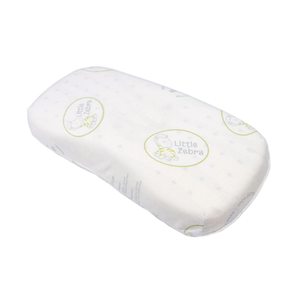 Little Zebra Latex Contour Pillow - Small (17 x 35cm)