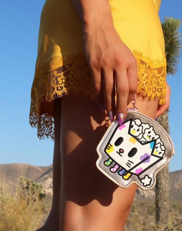 Tokidoki Camo Kawaii Kitty Pop Coin Purse