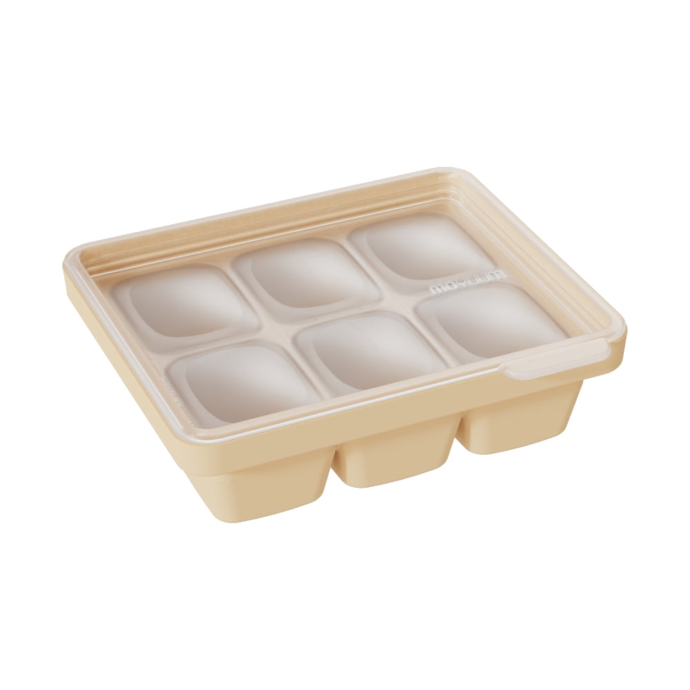 Moyuum Silicone Baby Food Freezer Tray, 4/6/12 cubes (3 colors)