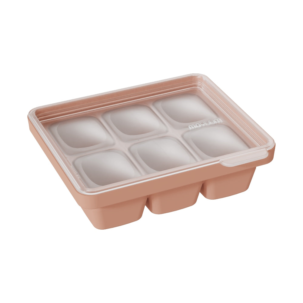 Moyuum Silicone Baby Food Freezer Tray, 4/6/12 cubes (3 colors)