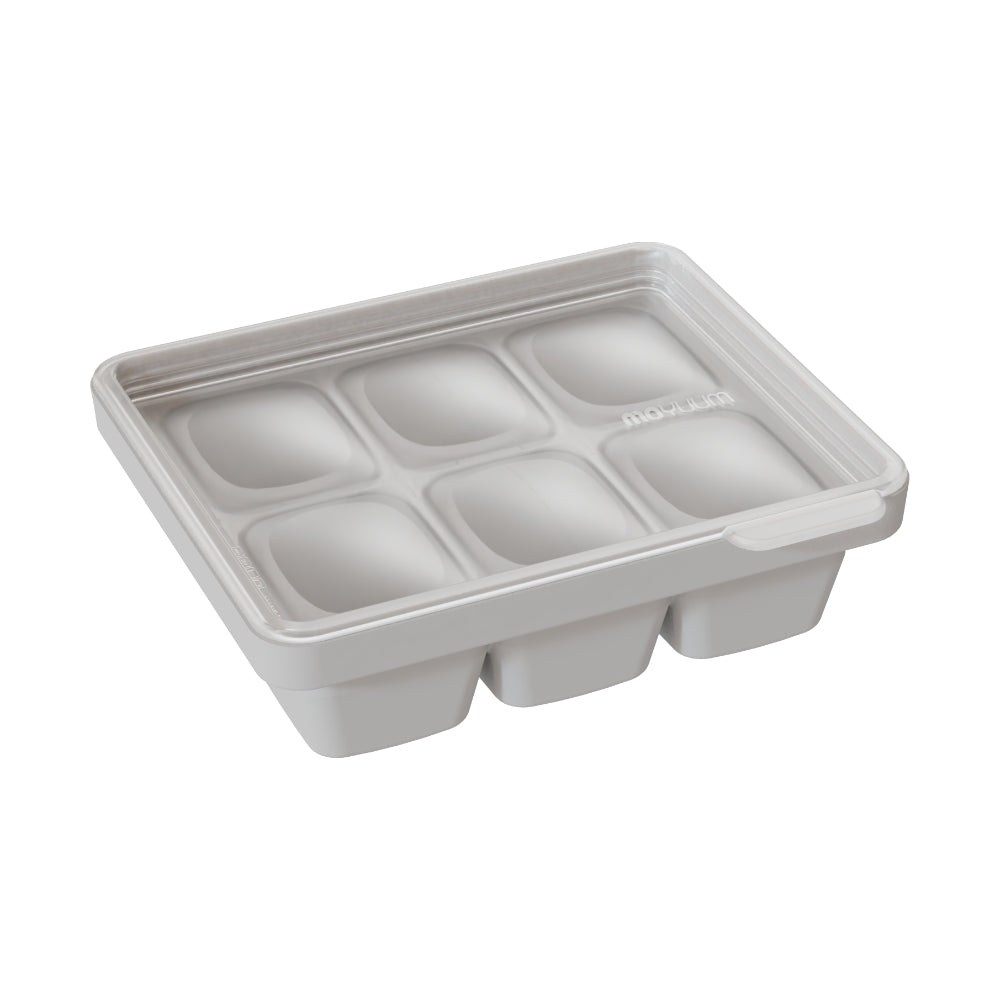 Moyuum Silicone Baby Food Freezer Tray, 4/6/12 cubes (3 colors)