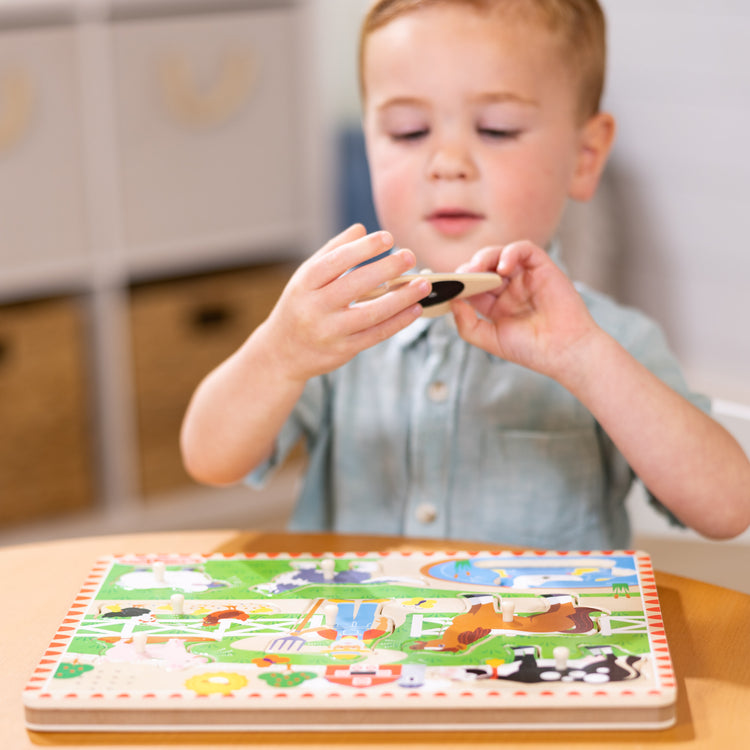 Melissa & Doug Old MacDonald's Farm Song Puzzle
