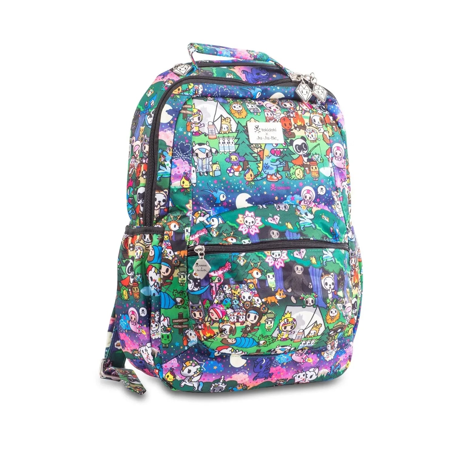 TOKIDOKI キャラクター柄 小型リュック 銀河アドベンチャーシリーズ Jujube Be Packed Tokidoki Backpack - Camp Toki | Pupsik Singapore