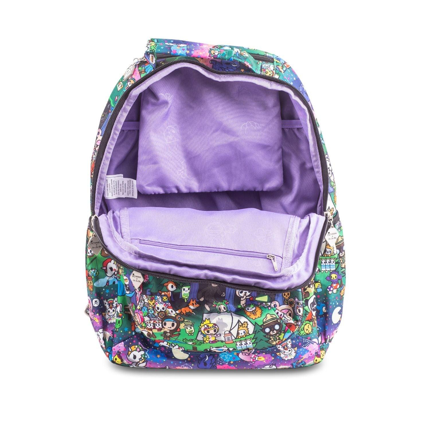 TOKIDOKI キャラクター柄 小型リュック 銀河アドベンチャーシリーズ Jujube Be Packed Tokidoki Backpack - Camp Toki | Pupsik Singapore