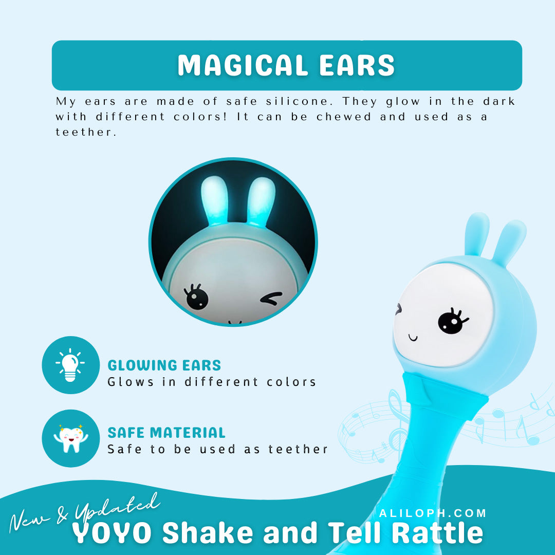 Alilo Yoyo Shake & Tell Interactive Rattle - Pink