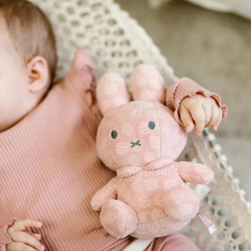 Miffy Cuddle Pink Flower Soft Toy (20cm) - Pupsik Singapore