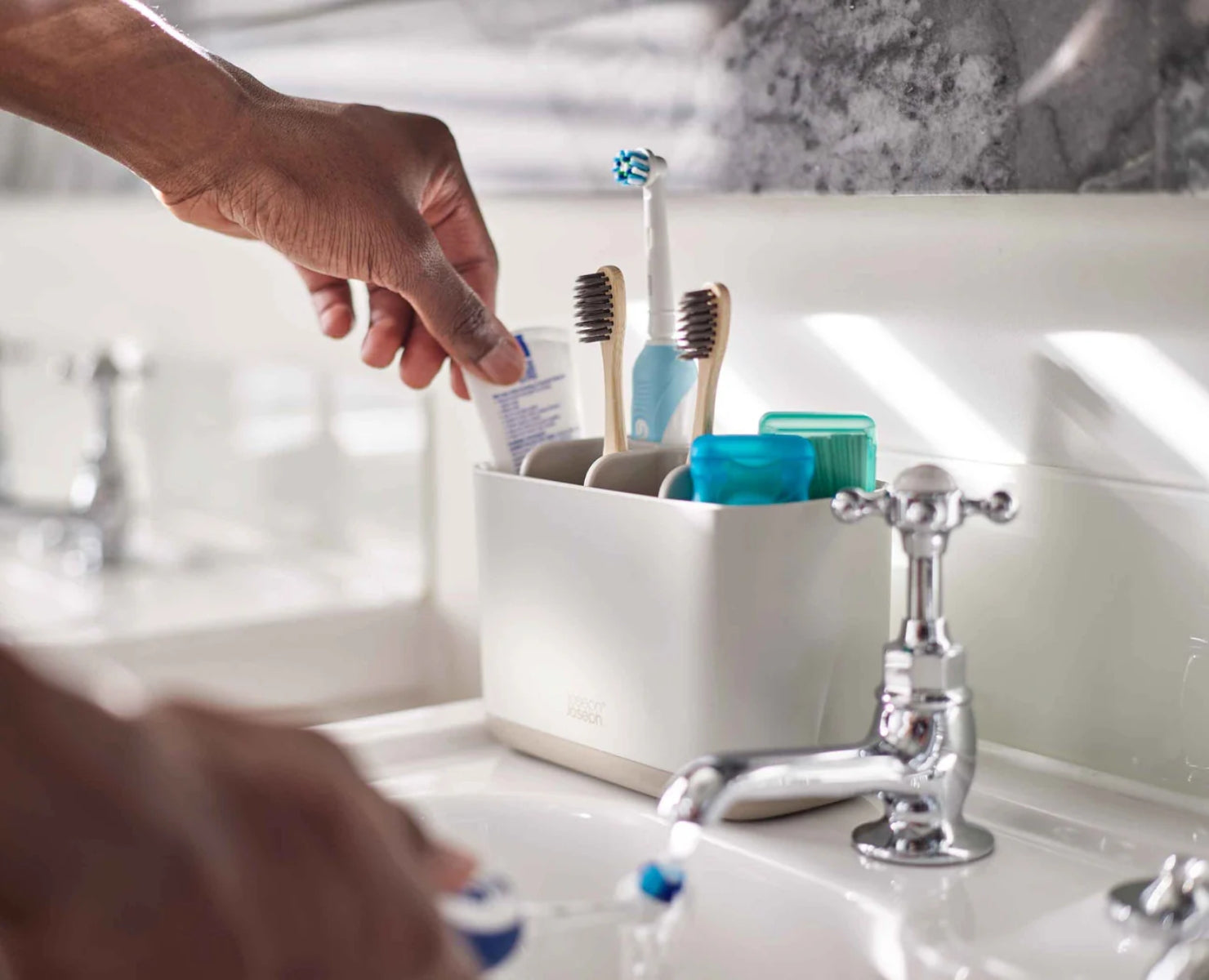 Joseph Joseph EasyStore Large Toothbrush Caddy (2 Colors) - Pupsik Singapore