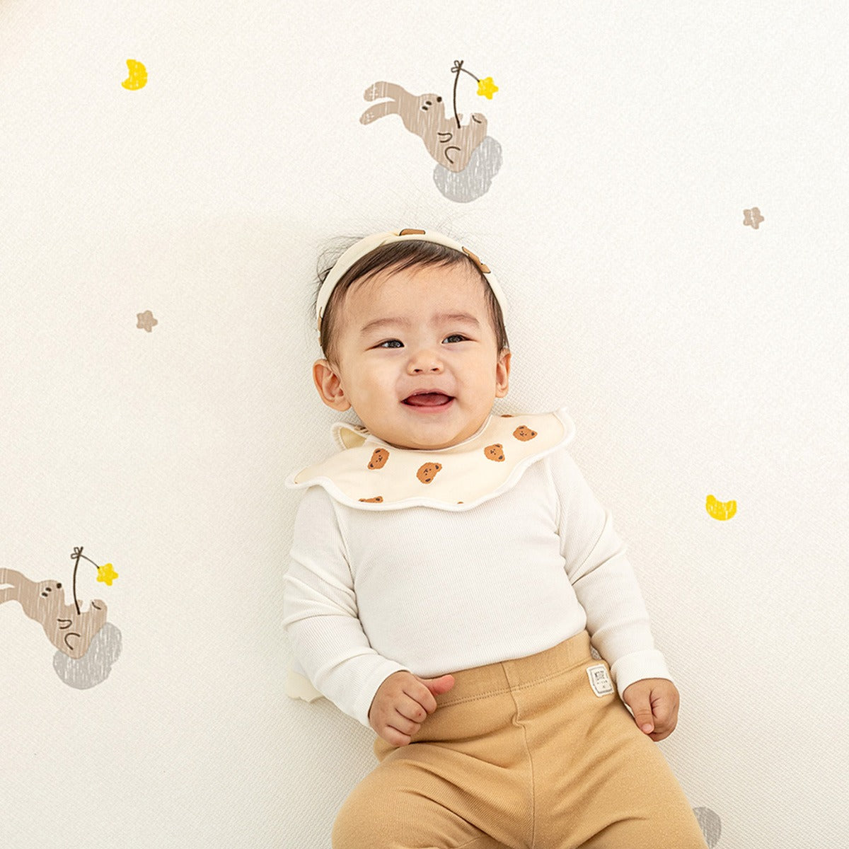 Parklon Air Bubble Playmat - Rabbit On The Moon (M30)