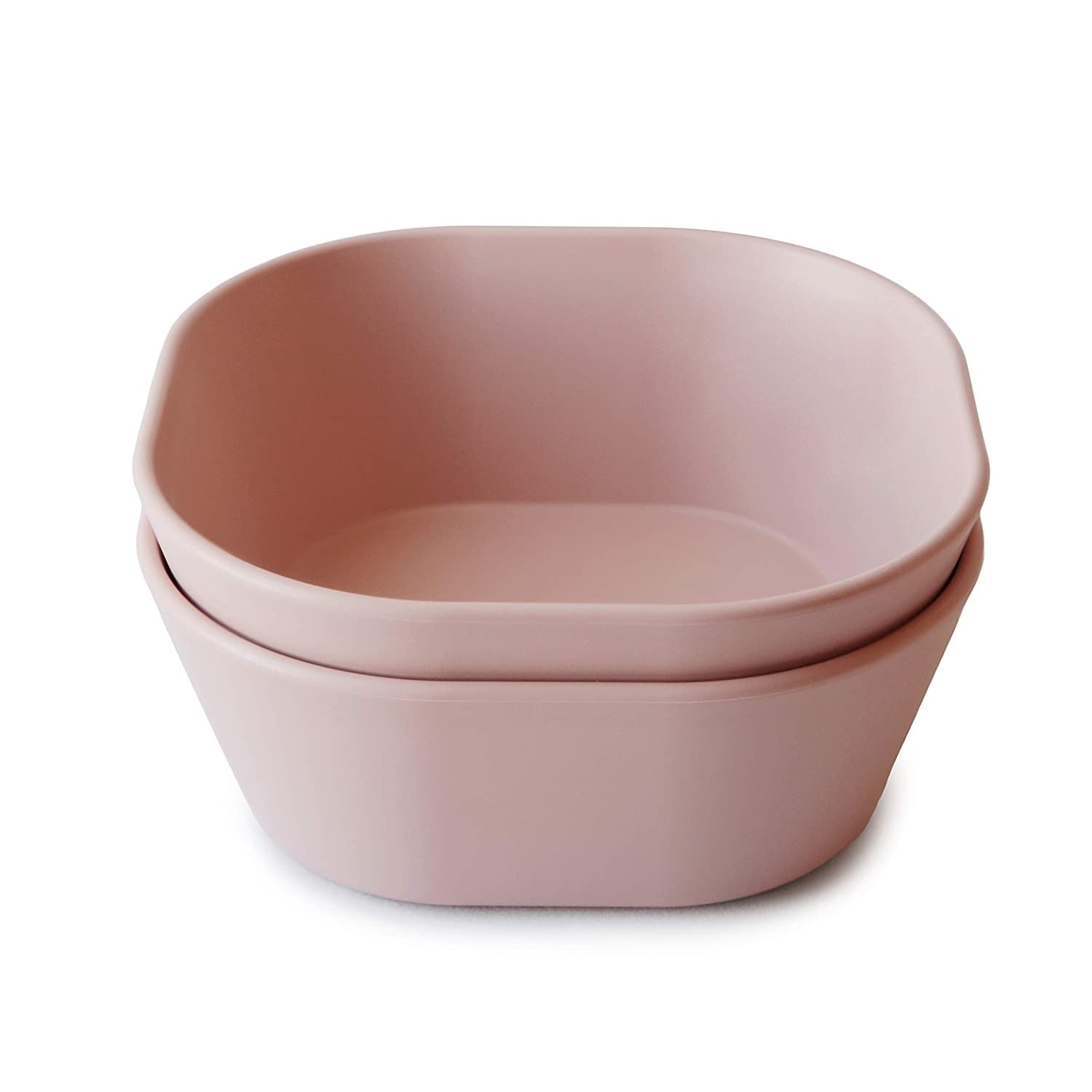 Mushie Square Dinnerware Bowls, 2 pcs (4 Colours) - Pupsik Singapore