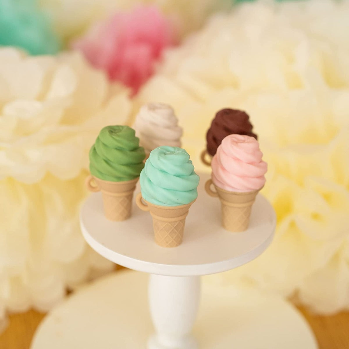 NatureBond Ice Cream Silicone Baby Teether (5 Colours) - Pupsik Singapore