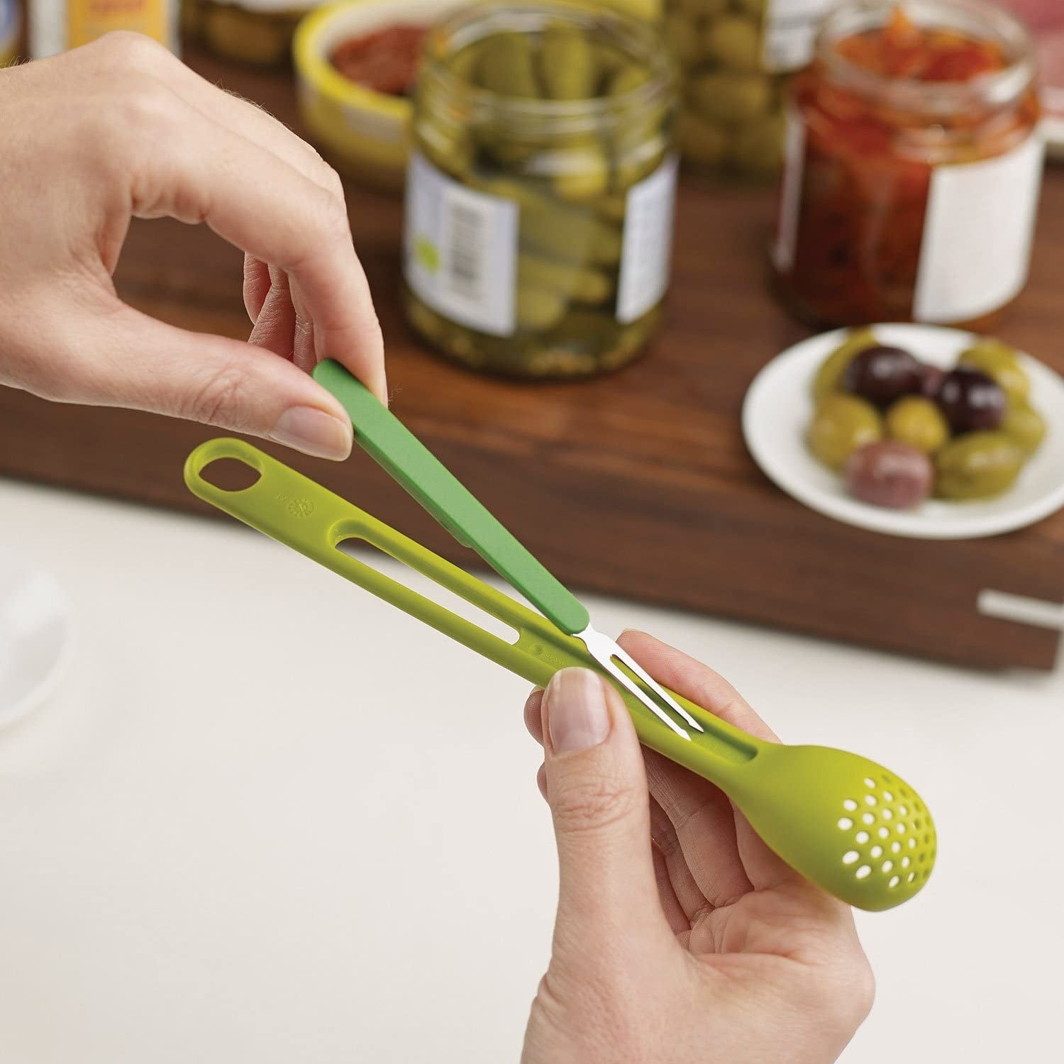 Joseph Joseph Scoop&Pick Jar Spoon & Fork Set