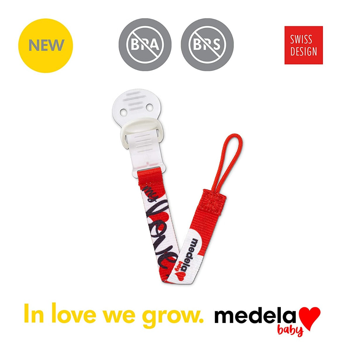Medela Soother Clip Holder - Signature Love