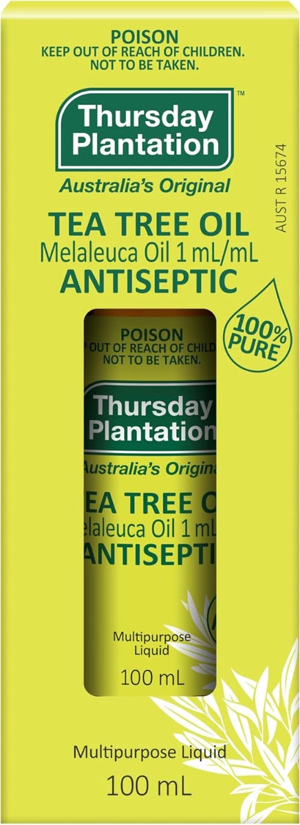 Thursday Plantation 100% Pure Tea Tree Oil, 100ml (Exp 06/29)