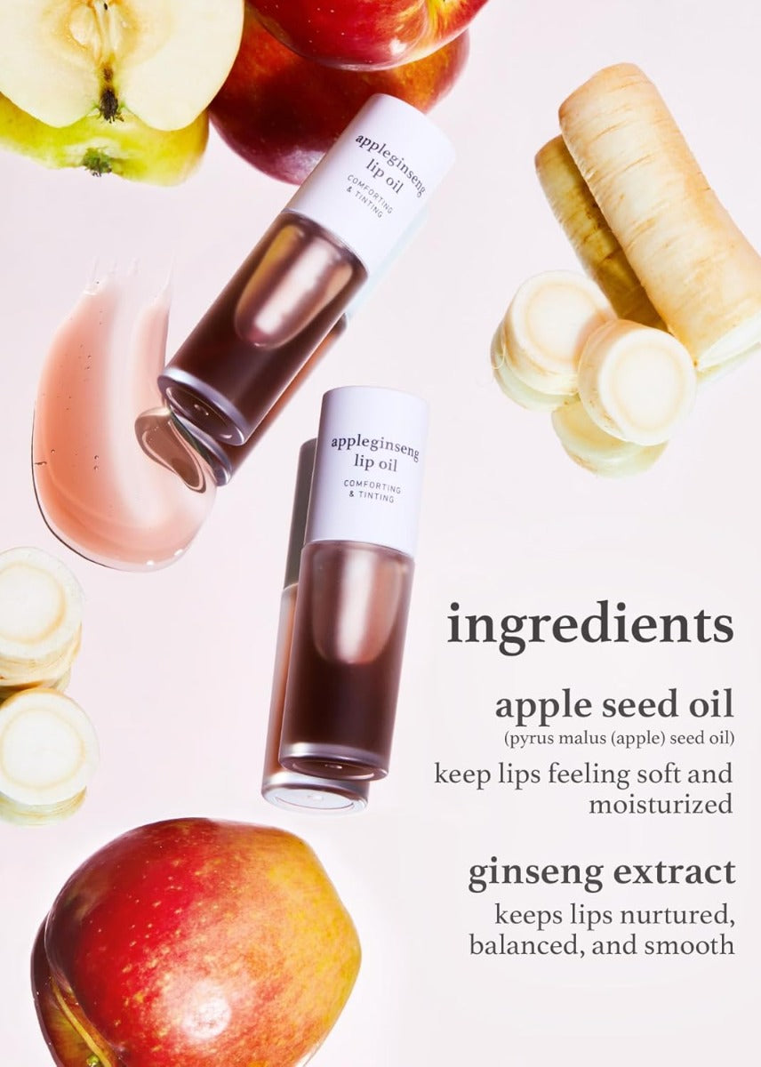 nooni Apple Lip Oil, 0.12 fl oz (10 Types) - Pupsik Singapore