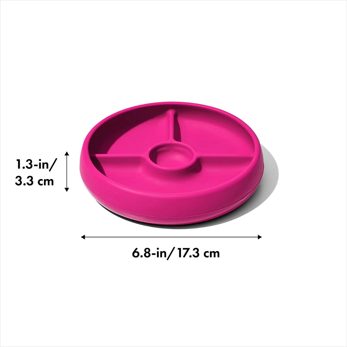 OXO Tot Divided Silicone Plate (3 Colors) - Pupsik Singapore