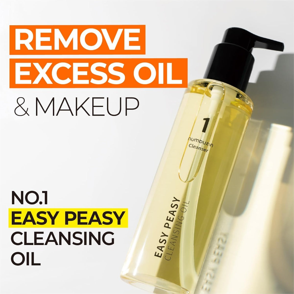 numbuzin No.1 Easy Peasy Cleansing Oil, 200ml (Exp 05/27)