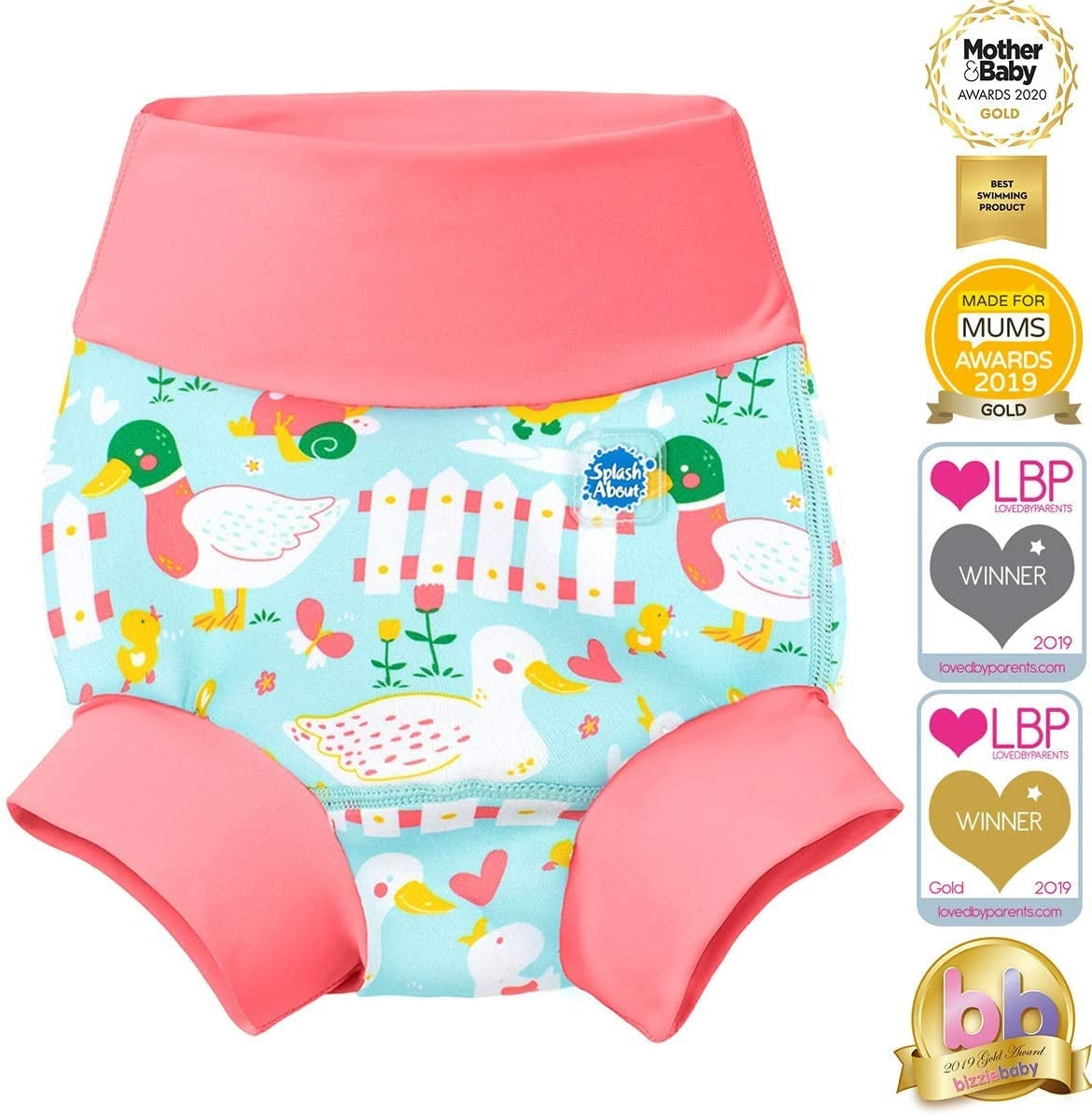 Splash About Happy Nappy Reusable Swim Diaper - Little Ducks