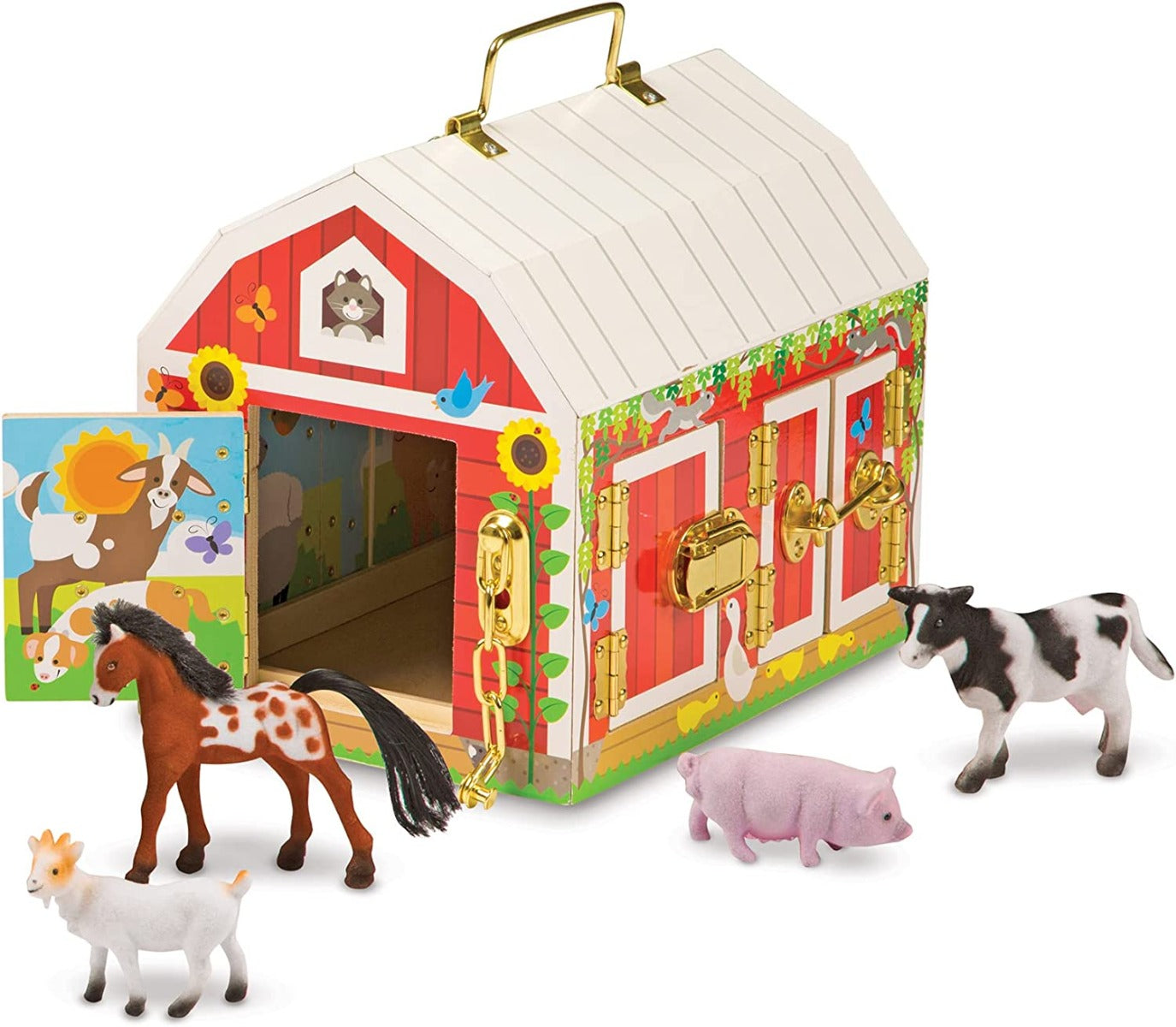 Melissa & Doug Kids Toy Barn Play Set