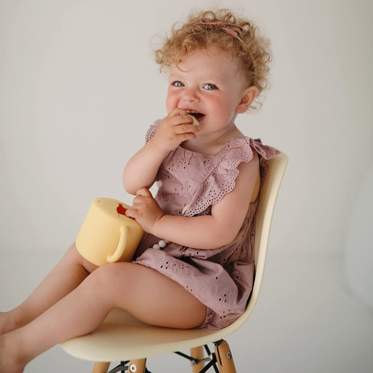 Mushie Silicone Snack Cup (14 Colours) - Pupsik Singapore