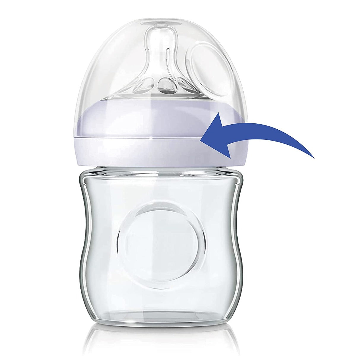 Maymom Screw Collar Rings for Avent Bottles - Blue