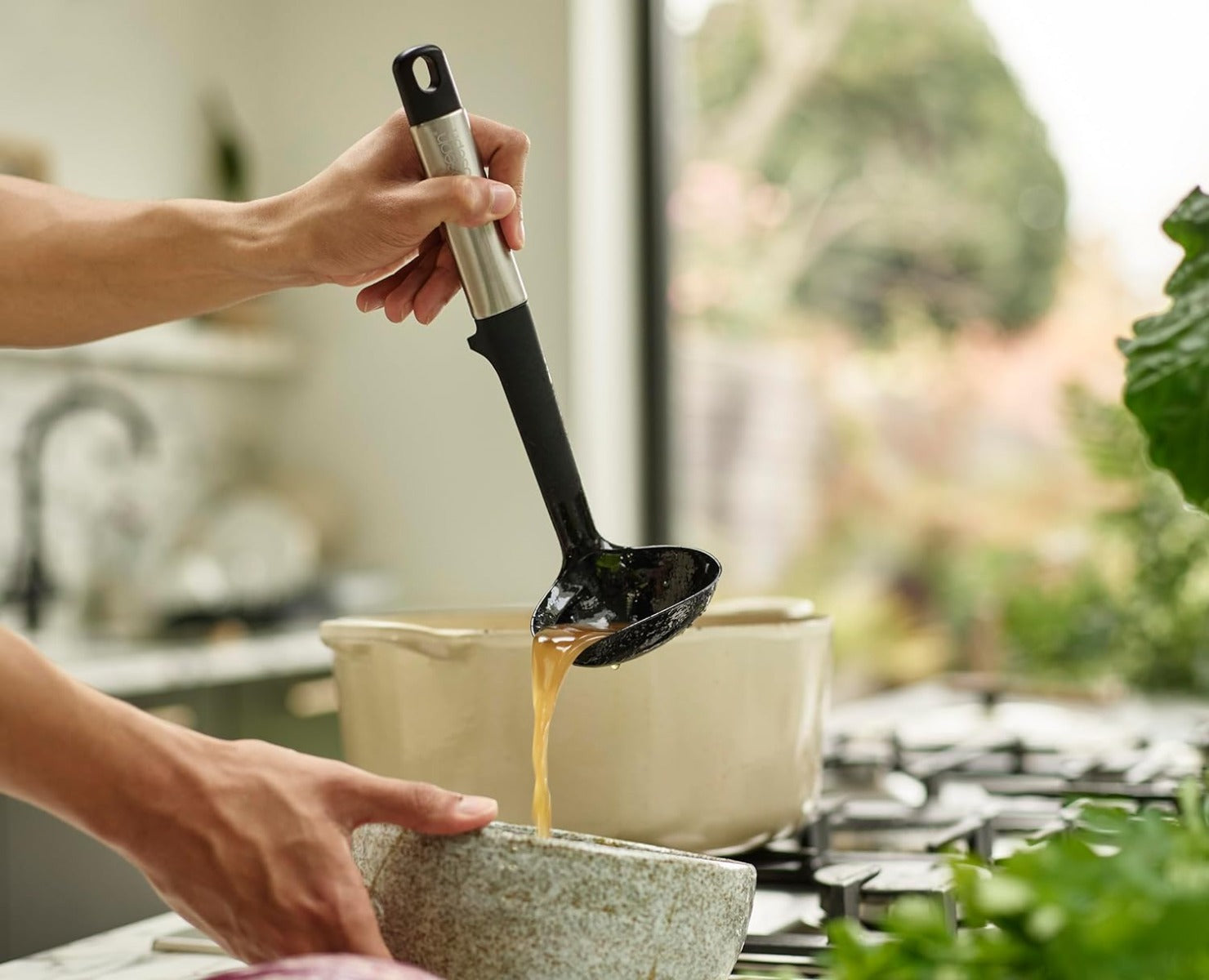 Joseph Joseph Elevate Stainless-Steel Silicone Ladle