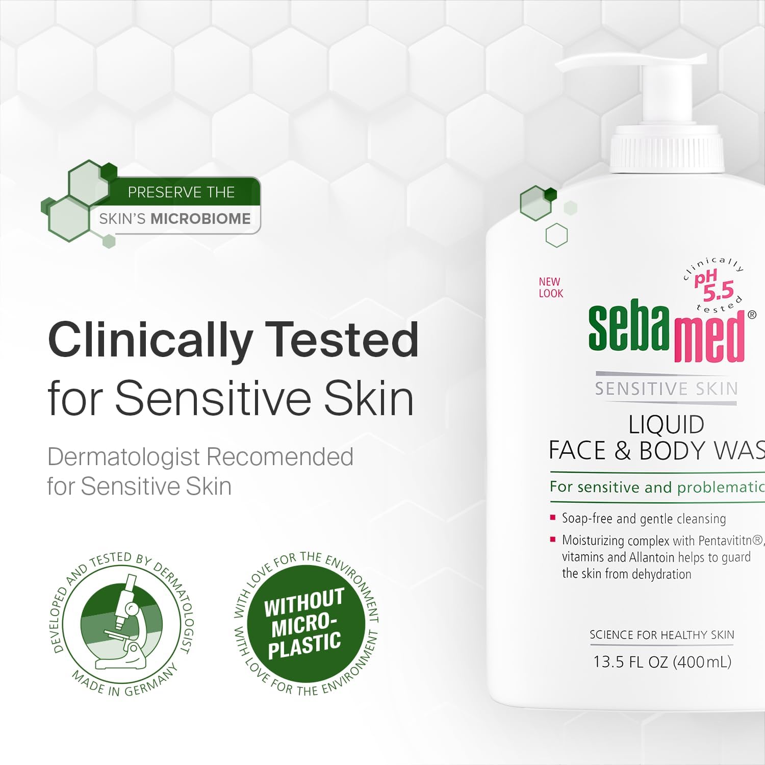 Sebamed Liquid Face & Body Wash (3 Sizes)