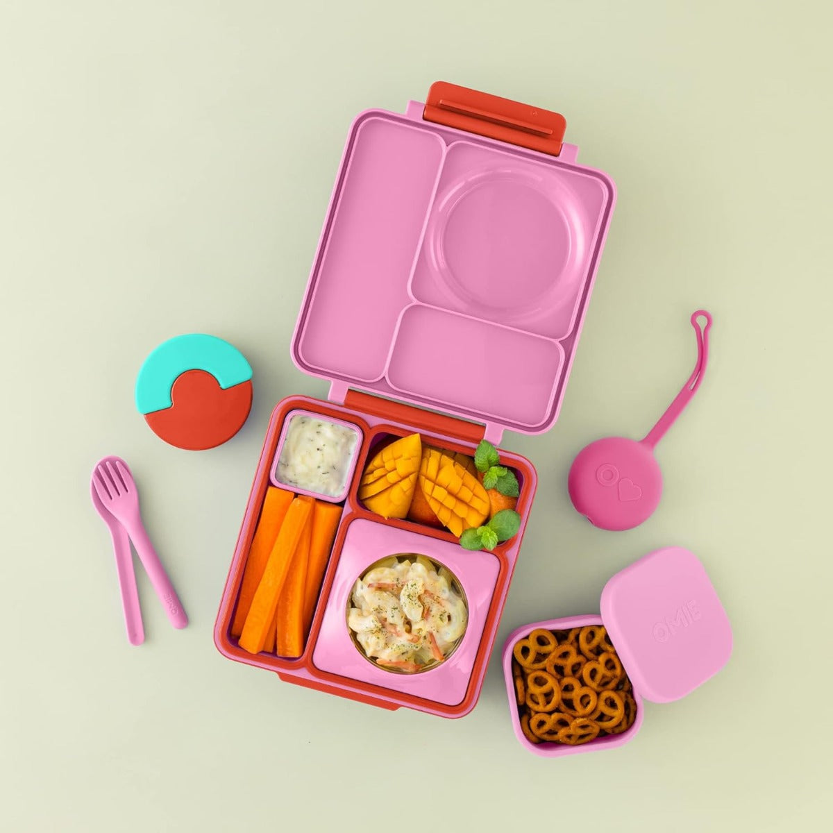 Omie OmieSnack Silicone Snack Containers (4 Colors) - Pupsik Singapore