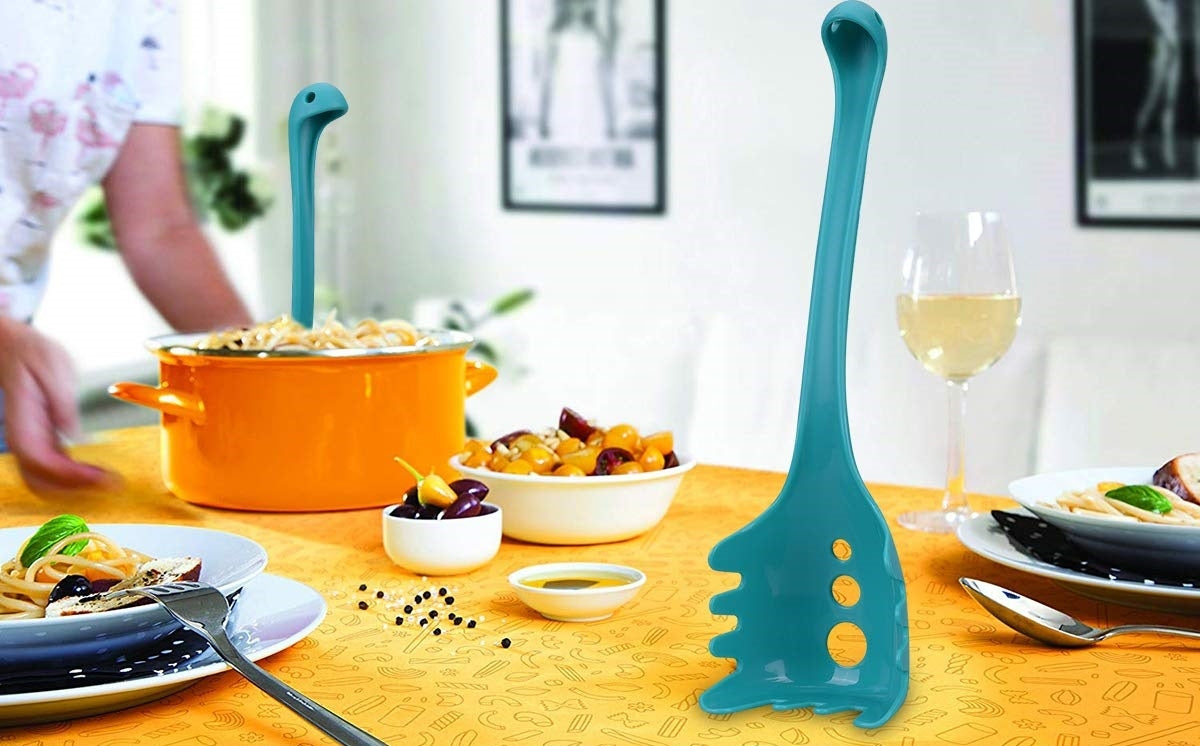 OTOTO Papa Nessie Pasta Spoon - Turquoise