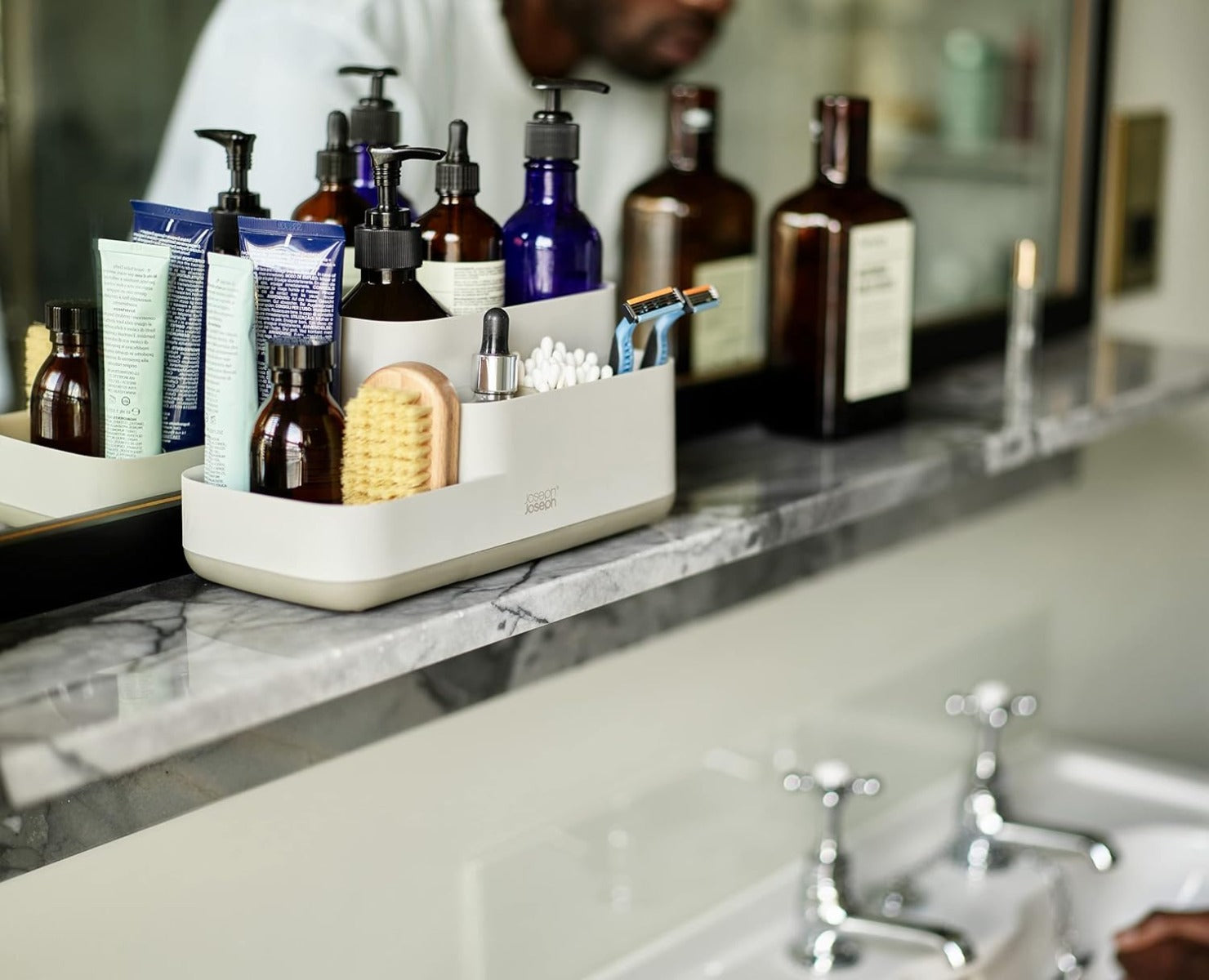Joseph Joseph EasyStore Matt Bathroom Storage Caddy (3 Colors) - Pupsik Singapore