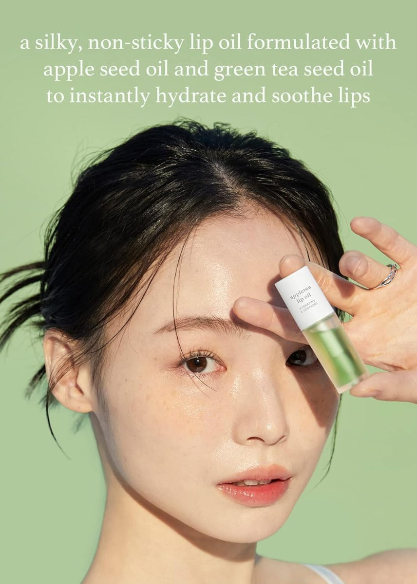 nooni Apple Lip Oil, 0.12 fl oz (10 Types) - Pupsik Singapore