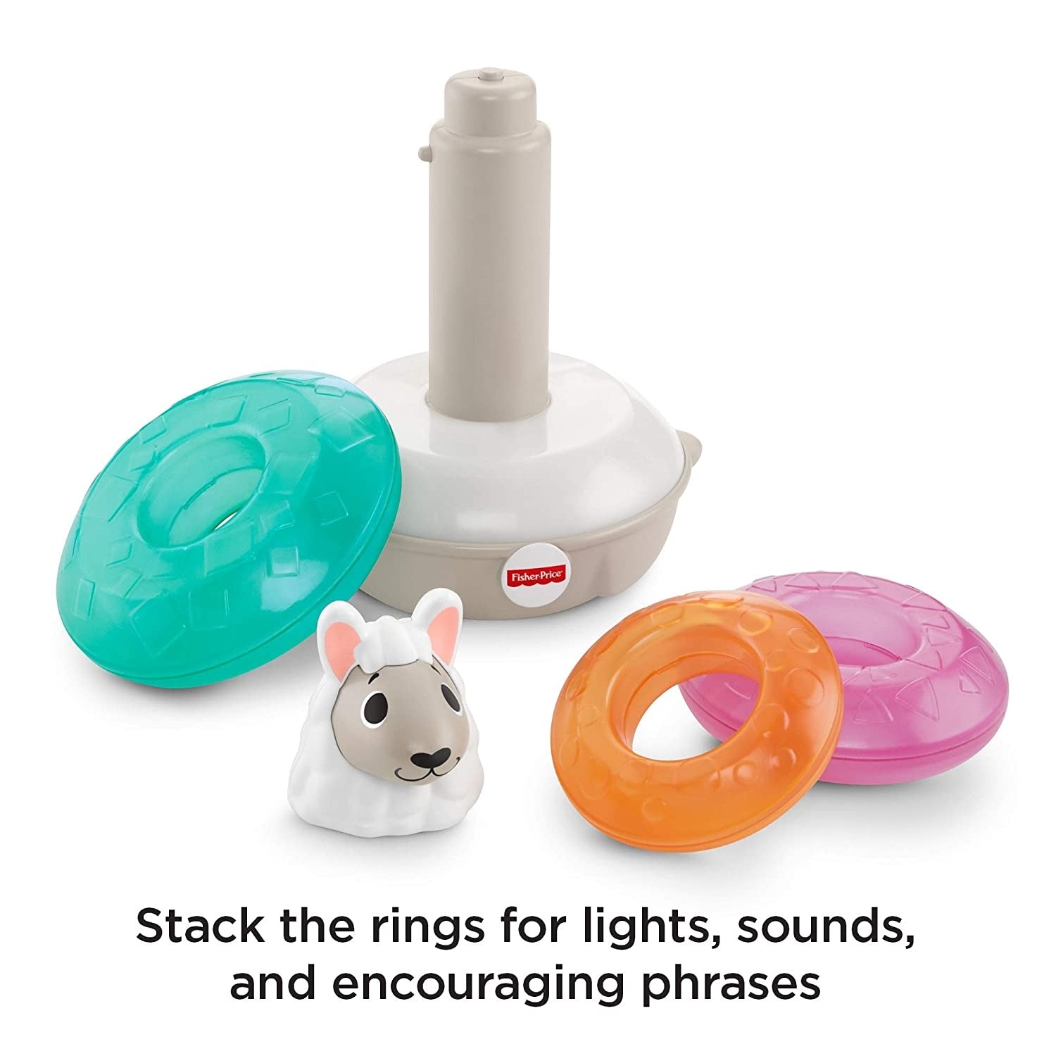 Fisher Price Linkimals Lights & Colors Llama Stacker