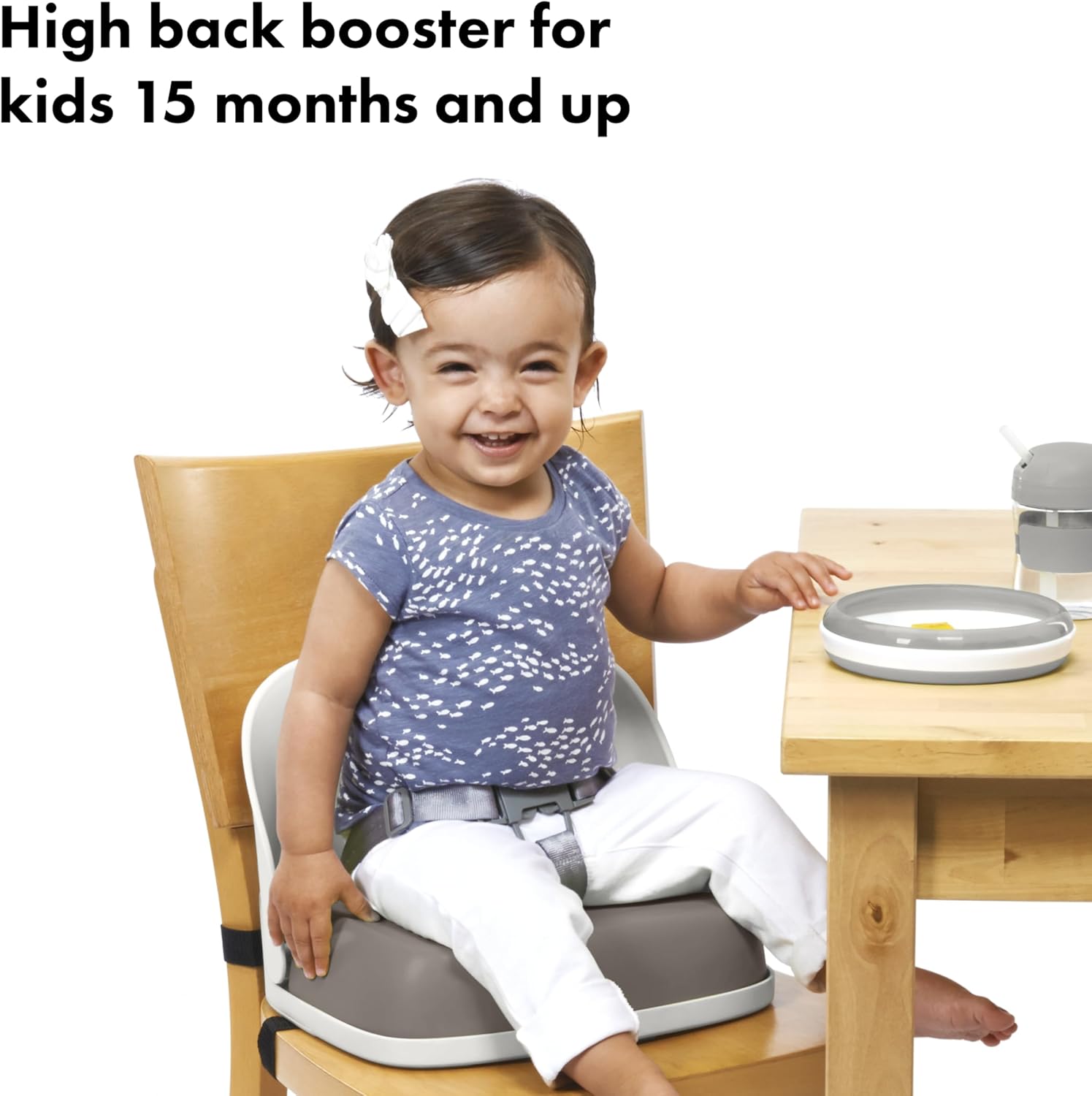 OXO Tot Perch Booster Seat with Straps - Taupe
