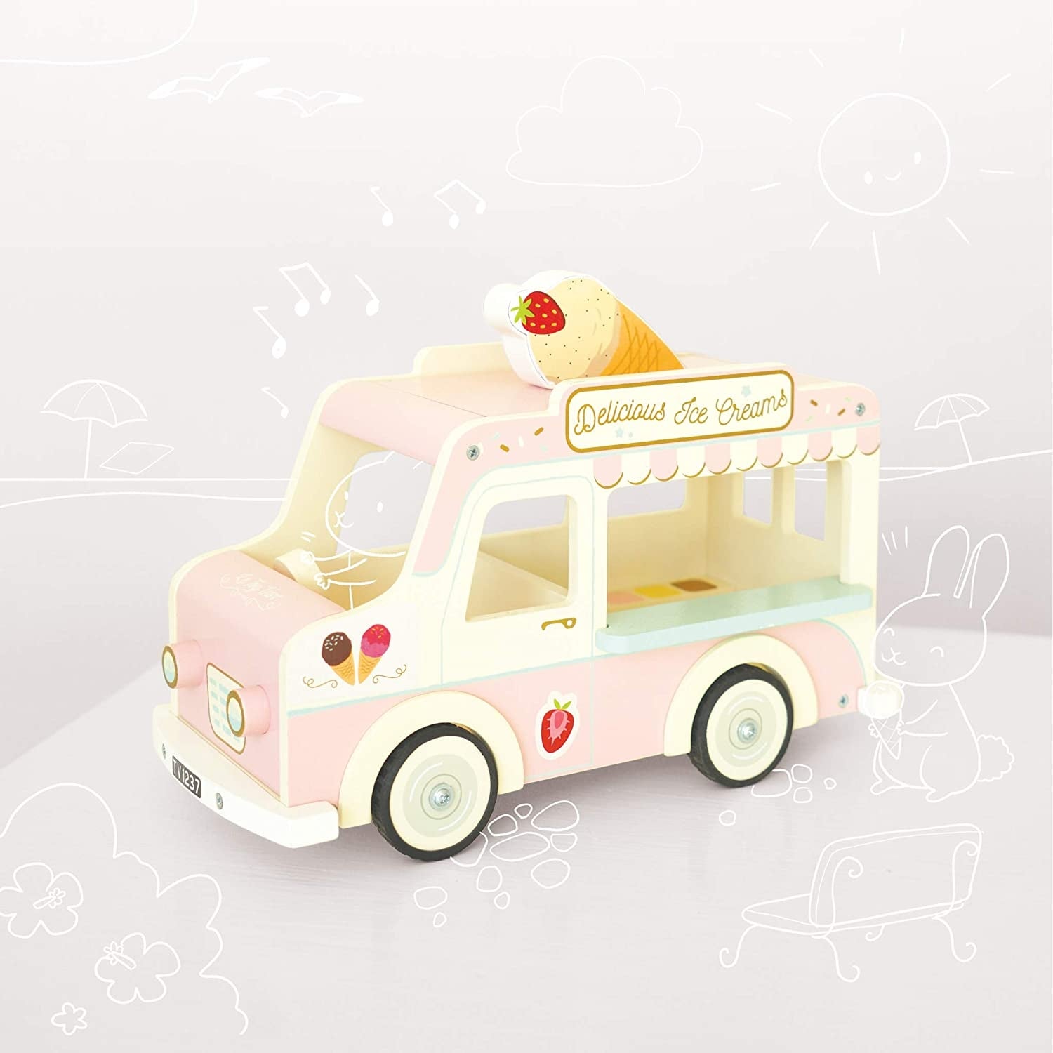Le Toy Van Dolly Ice Cream Van
