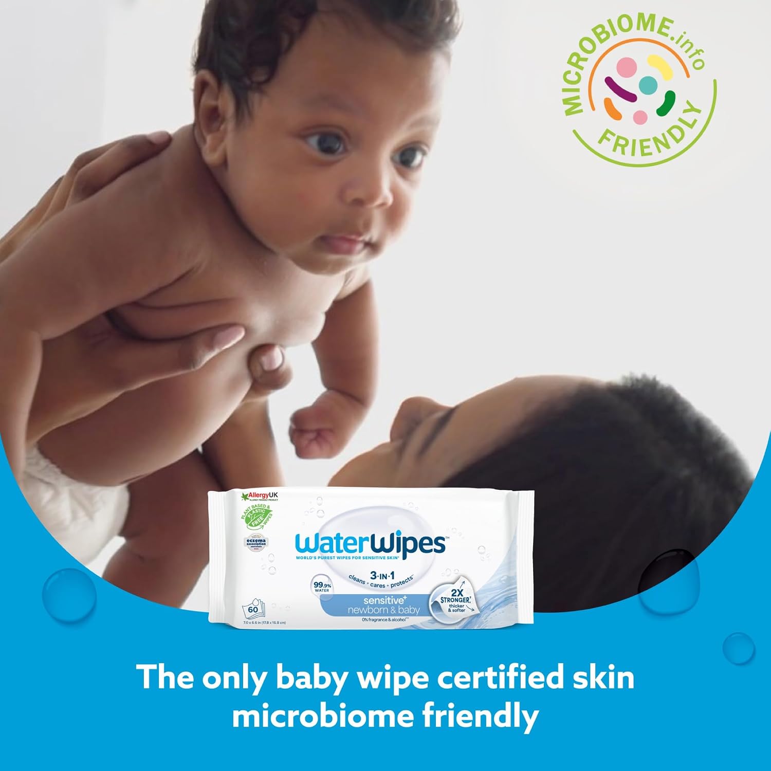 WaterWipes 99.9% Water Baby Wipes (12 pack x 60 wipes=720 wipes) - Exp 10/27