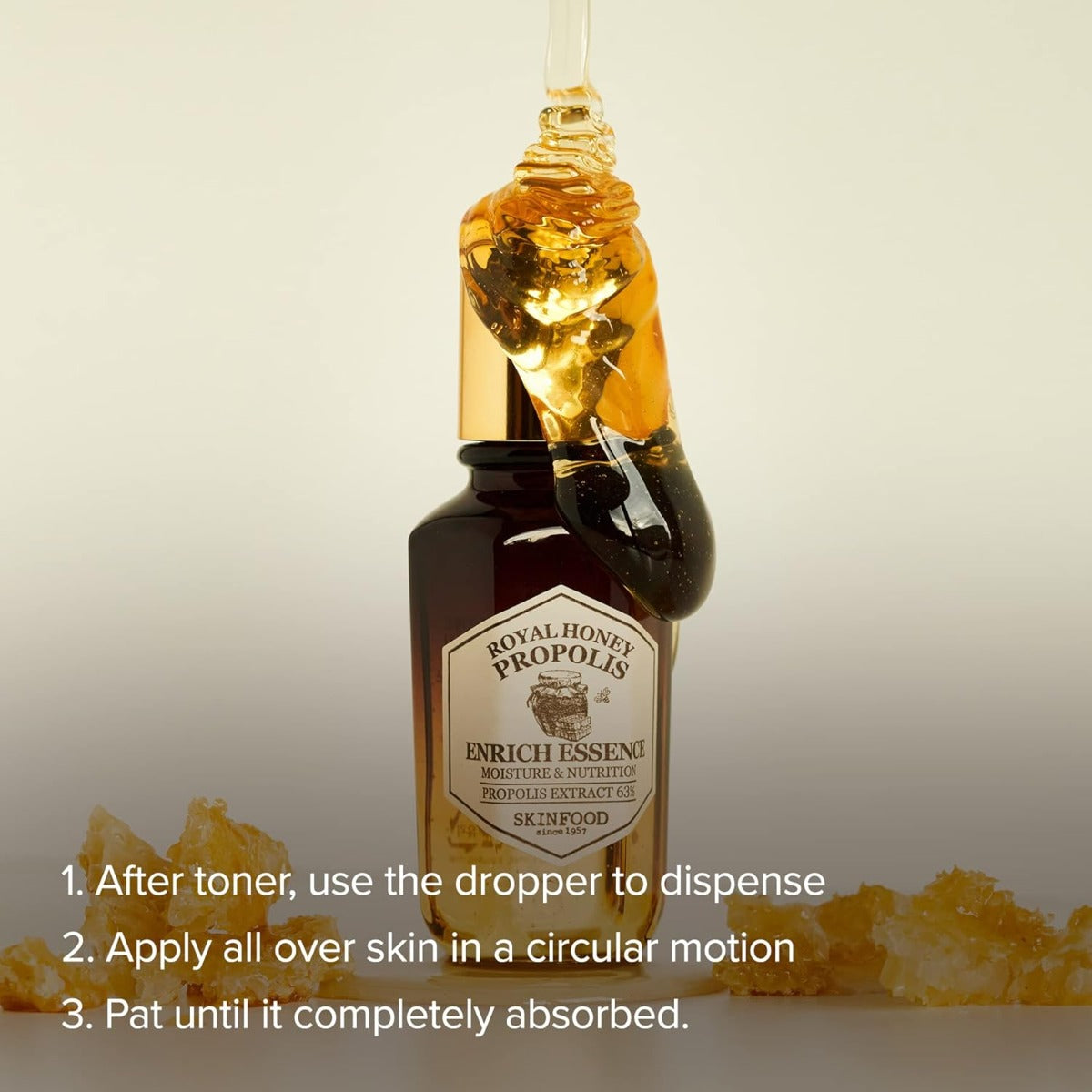 Skinfood Royal Honey Propolis Enrich Essence, 50ml (Exp 04/27)