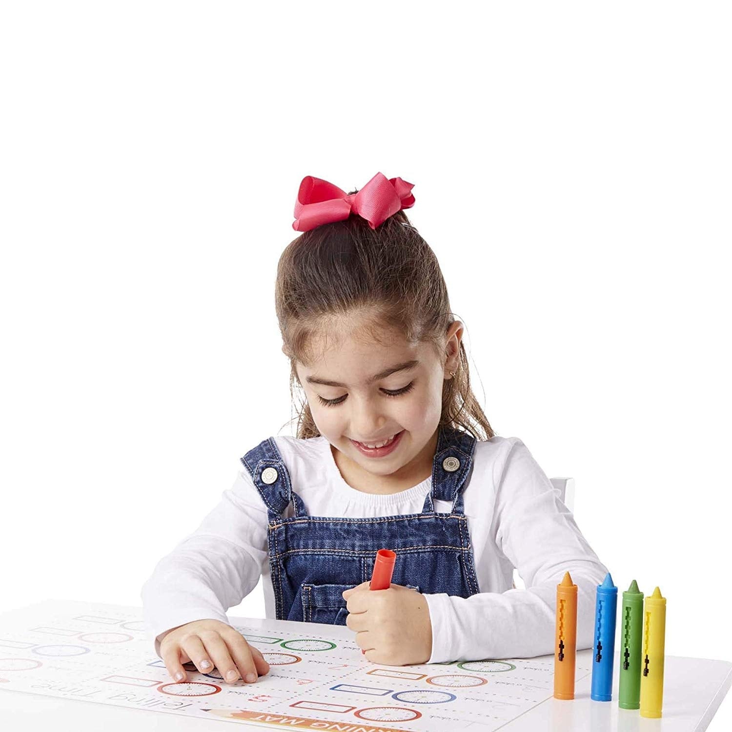 Melissa & Doug Learning Mat Crayons (5pc)