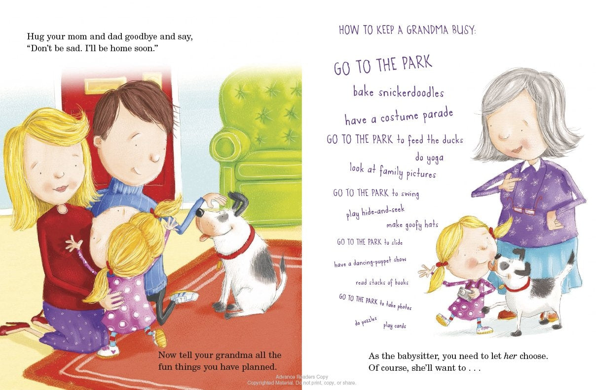 How to Babysit a Grandma Board Book