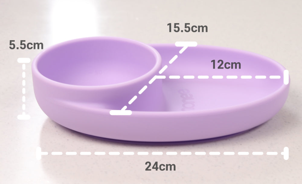 Monee Silicone Twin Suction Bowl (4 Colours)