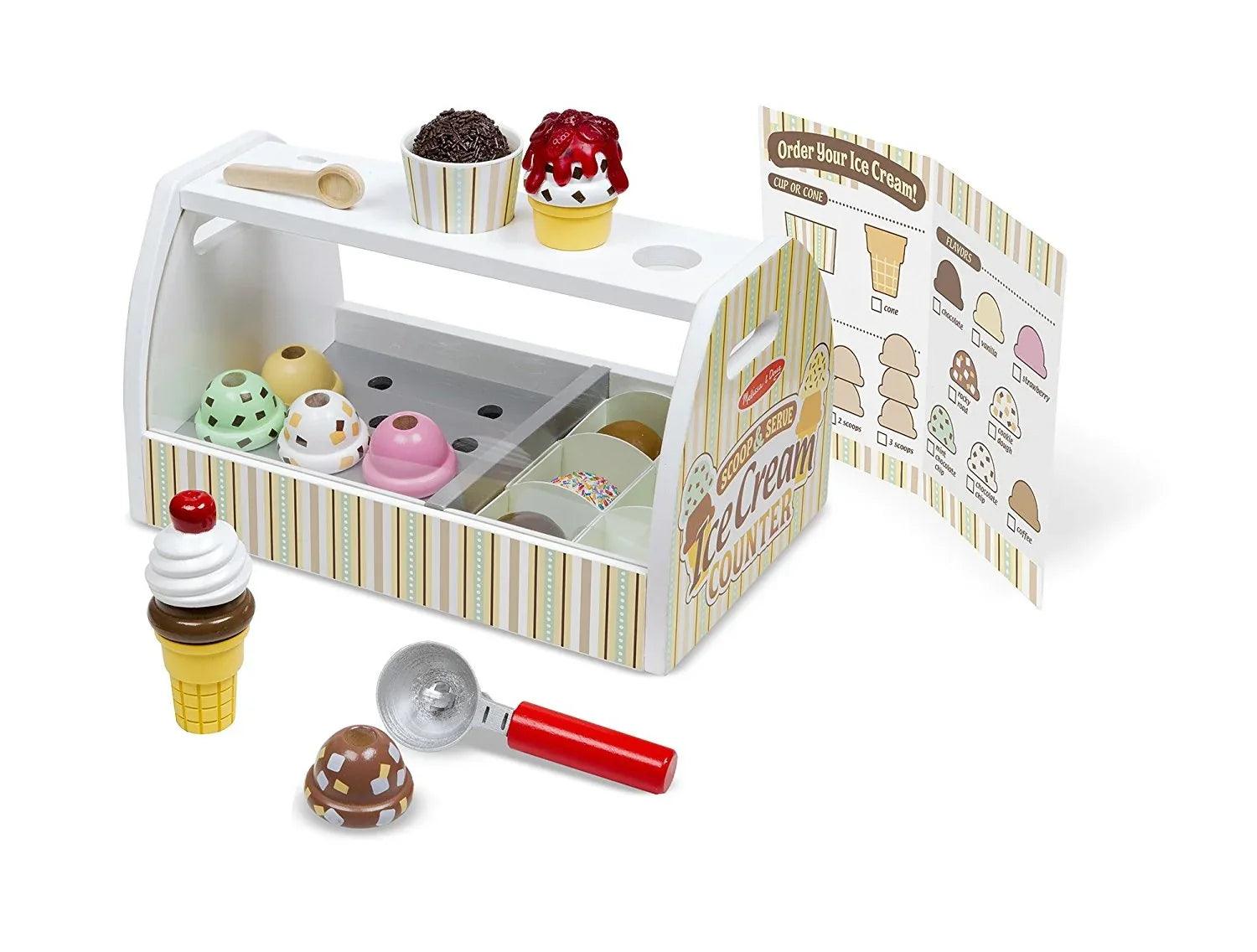 Melissa & Doug Scoop & Serve Ice Cream Counter | Pupsik Singapore