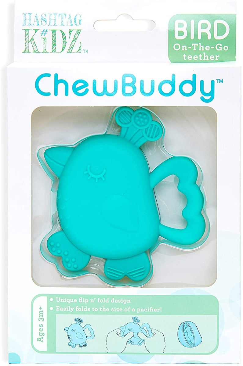 Hashtag Kidz ChewBuddy Teether - Blue Bird