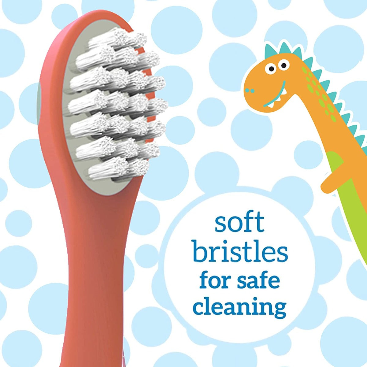 Dr. Brown's Toddler Toothbrush, 2pc - Dinosaur