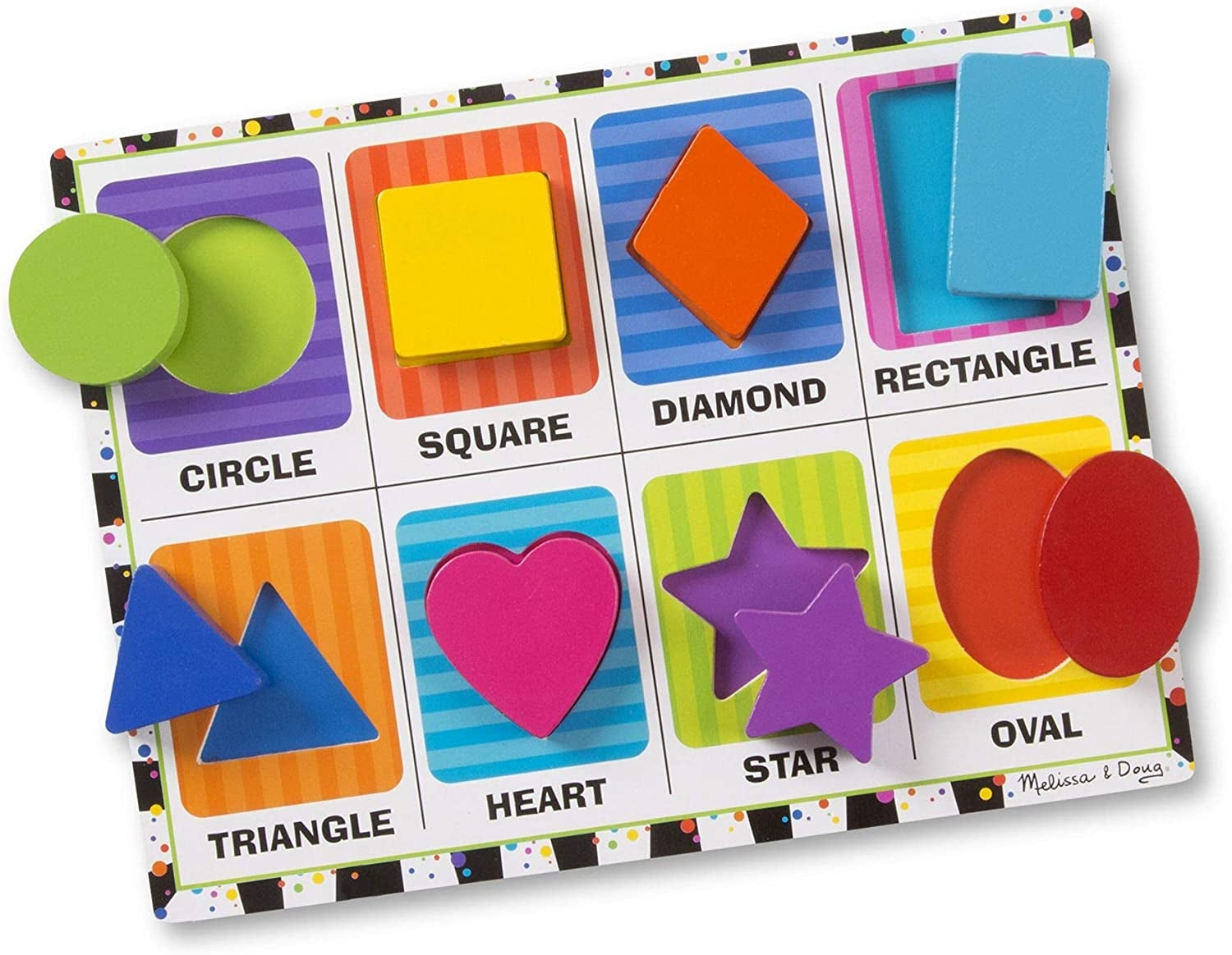 Melissa & Doug Chunky Puzzle - Shapes