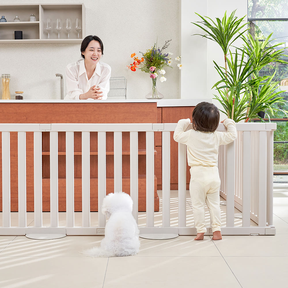 Caraz Perfect Baby Room Play Yard with Door, Wide (140 x 200cm) - 2 Colors - Pupsik Singapore