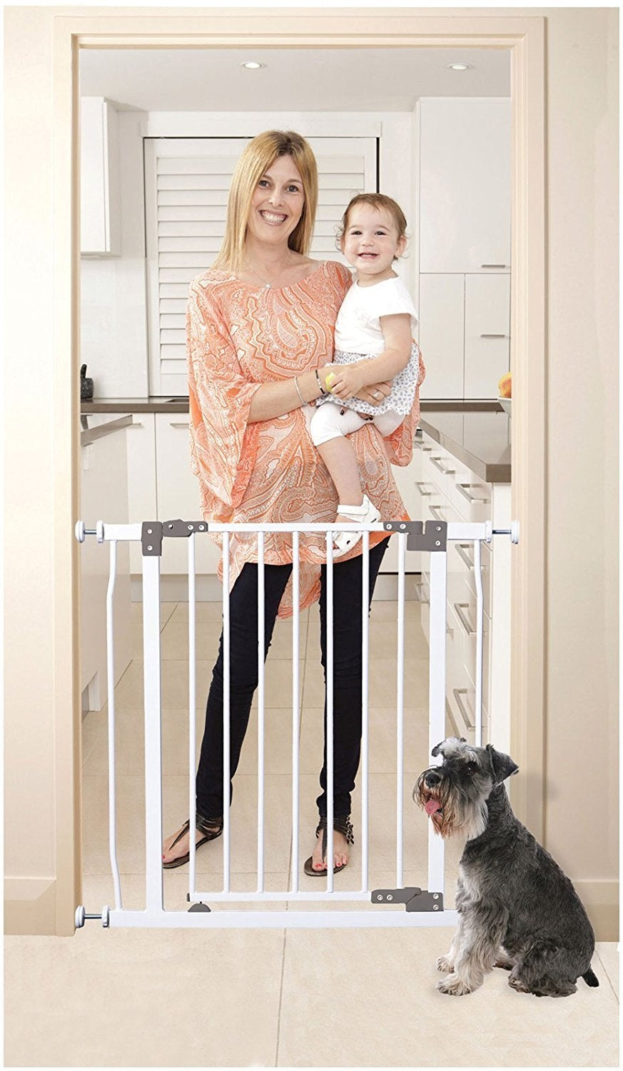 Dreambaby Liberty Security Gate w/ Stay Open Feature (74-83cm, up to 137cm)