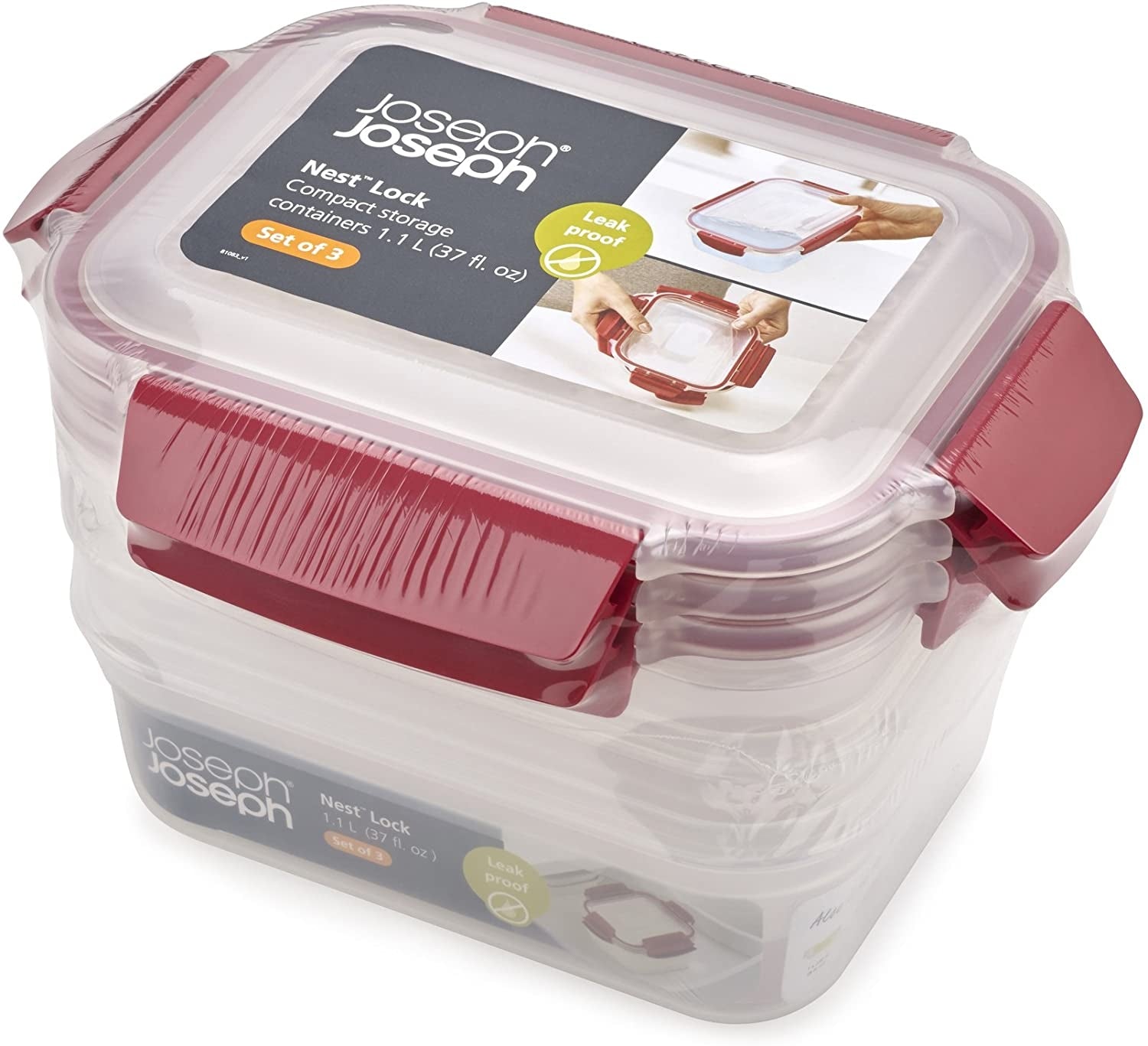 Joseph Joseph Nest Lock Containers (3x37oz)