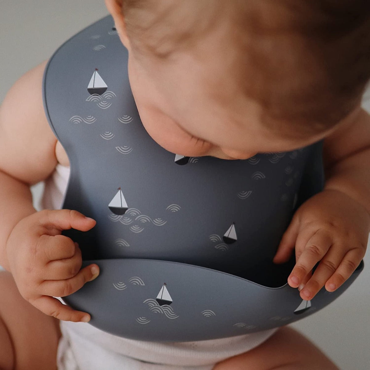 Mushie Silicone Baby Bib (40 designs) - Pupsik Singapore