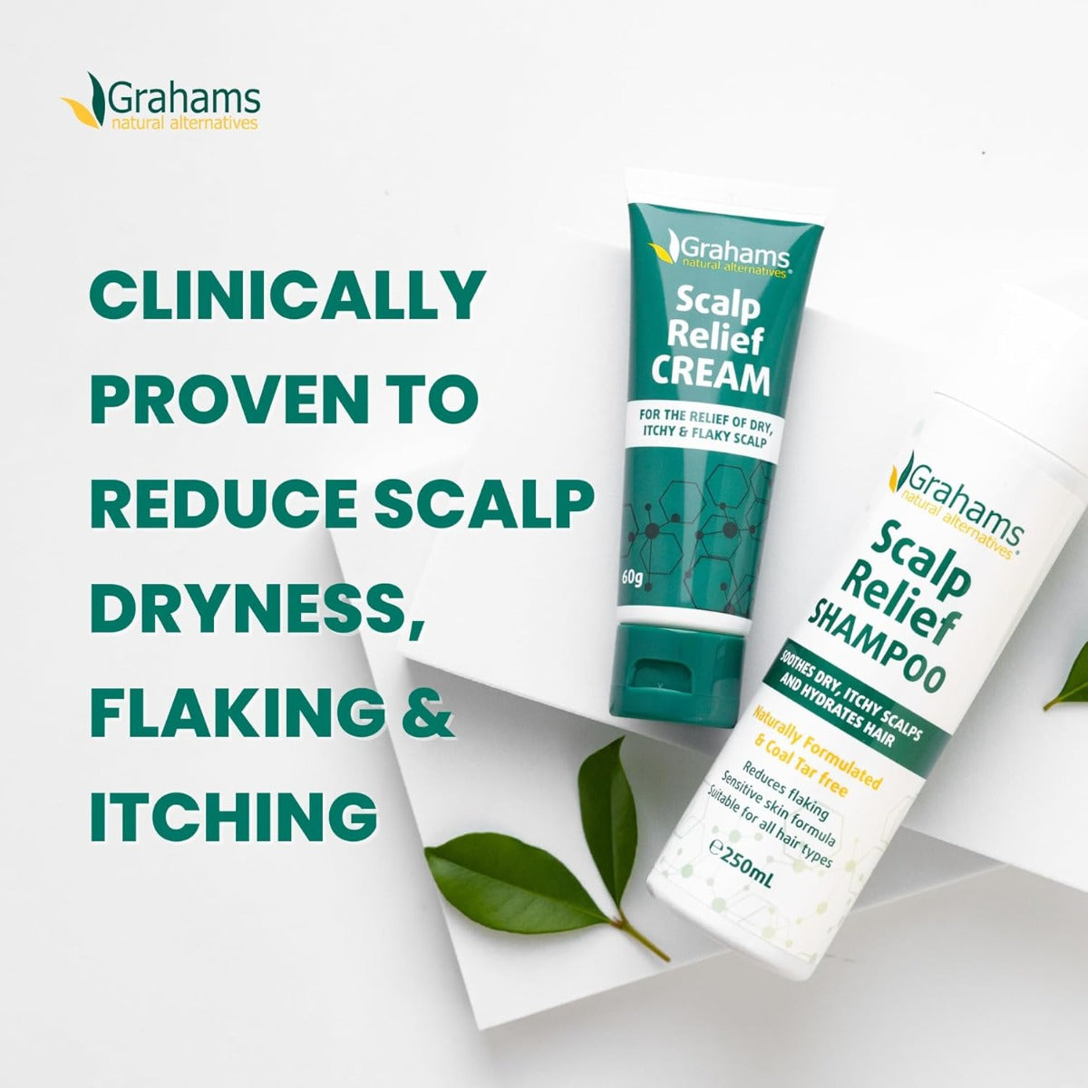 Grahams Natural Scalp Relief Shampoo, 250g (Exp 02/28)
